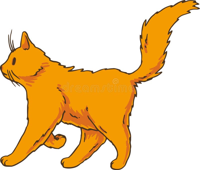 Retrato De Perfil De Um Gato Preto Ilustração Stock - Ilustração de animal,  olho: 167092357