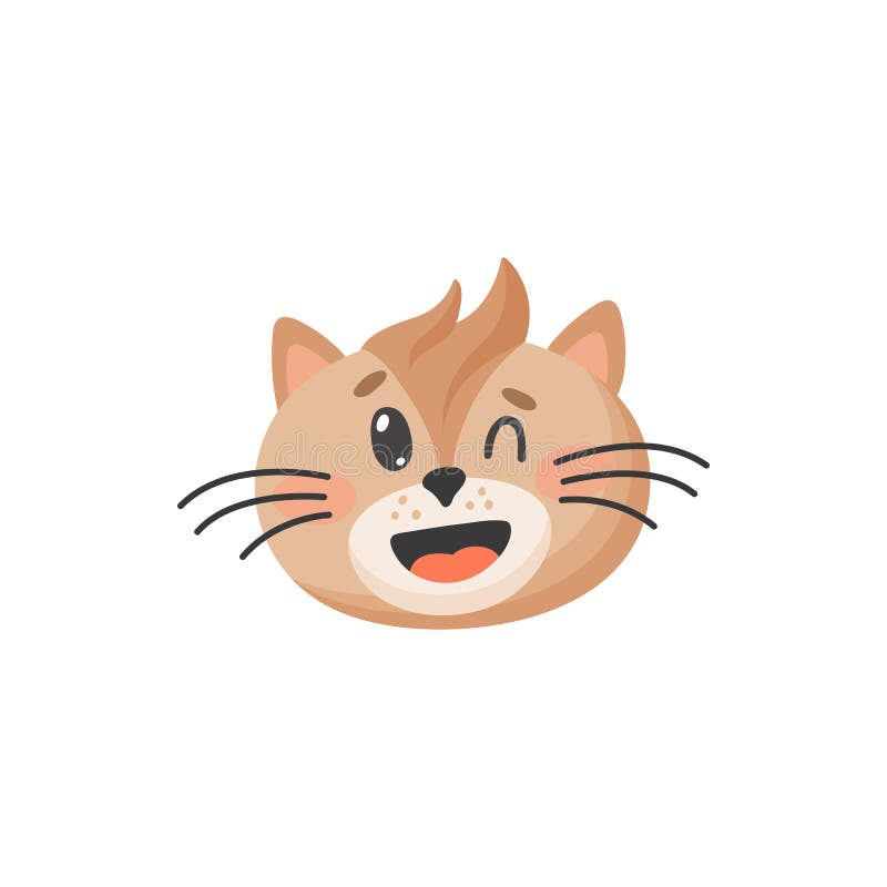 Arte de linha gatinho gato, gato grátis, rosto, sorridente, desenhos  animados png