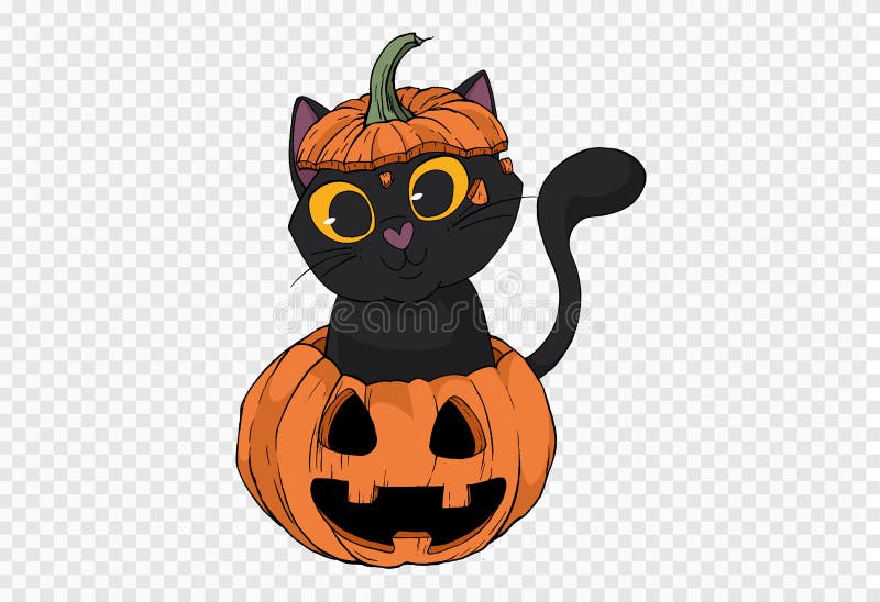 Banner de festa de halloween com cara de abóbora assustadora preta ou  amarela isolada em png ou espaço de fundo transparente para ilustração em  vetor de pôster de site de modelo de