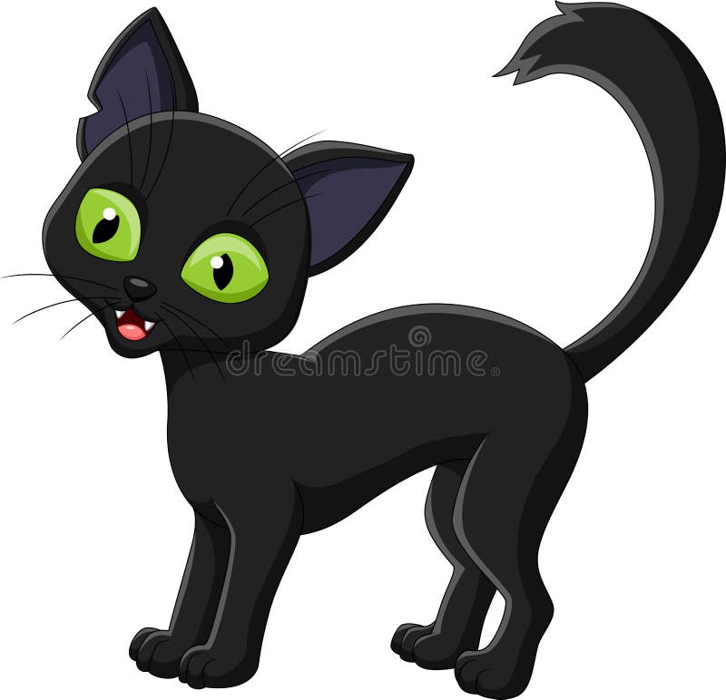 Desenhos Animados Preto Branco Ilustração Personagens Quadrinhos Gatos  Definir Página imagem vetorial de PantherMediaSeller© 505473940