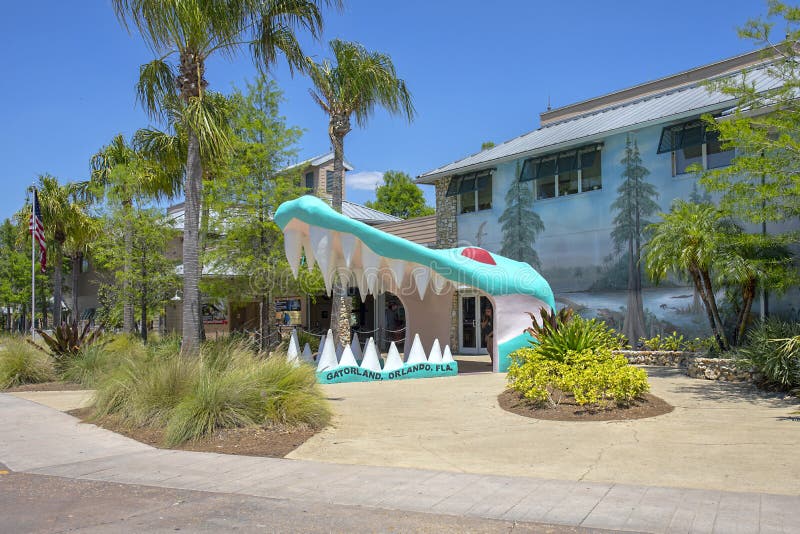Gatorland Entrance In Orlando, Florida