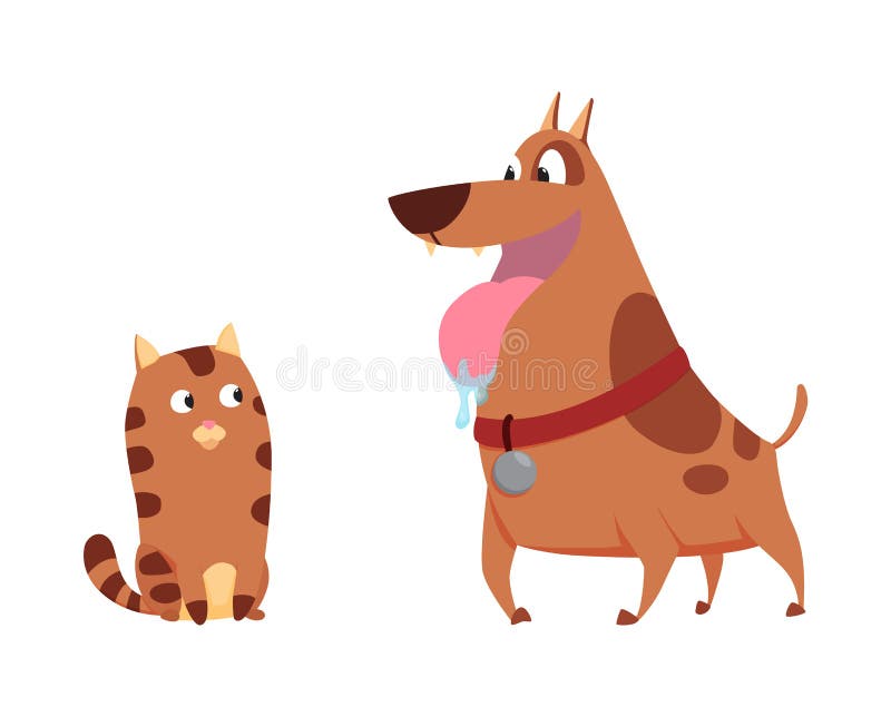 Cães E Gatos Dos Desenhos Animados Personagens De Quadrinhos Grupo Arbusto  Personagens De Amizade Vetor PNG , Arbusto, Amizade, Personagens Imagem PNG  e Vetor Para Download Gratuito