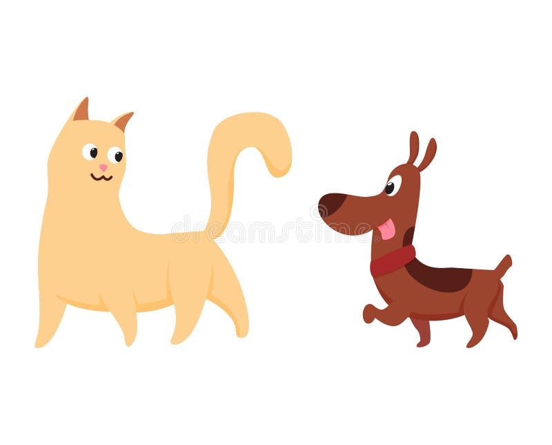 Cães E Gatos Dos Desenhos Animados Personagens De Quadrinhos Grupo Arbusto  Personagens De Amizade Vetor PNG , Arbusto, Amizade, Personagens Imagem PNG  e Vetor Para Download Gratuito