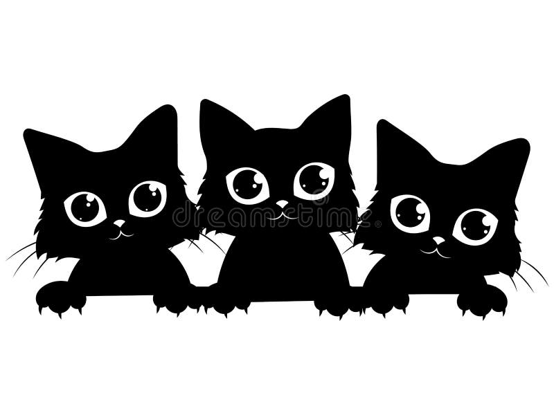 Face De Um Conjunto De Gatos Coleção De Gatinhos De Desenho Animado De  Diferentes Cores Animais De Estimação Gatos Lindos Vetor Ilustração do  Vetor - Ilustração de diferente, fofofo: 157743737