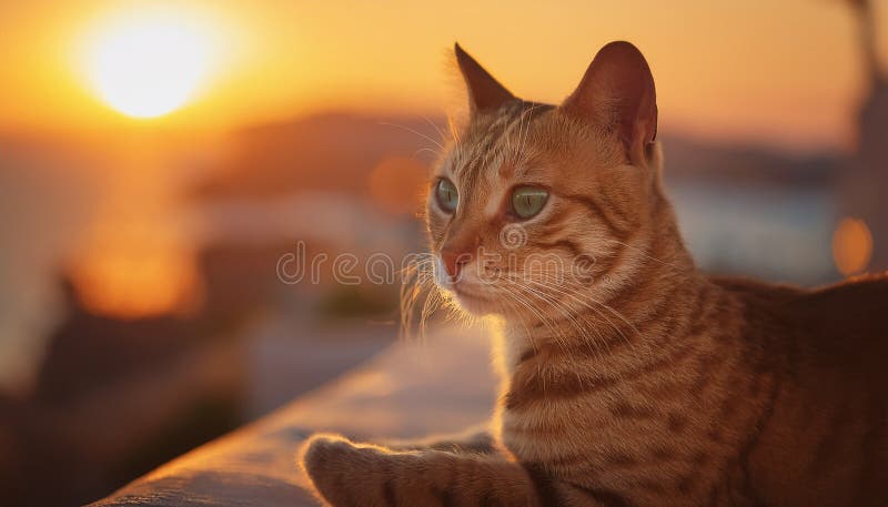 Gatto Egeo illustrazione di stock