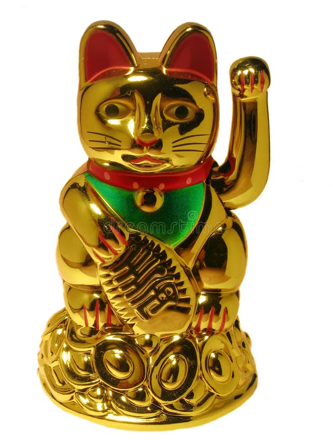 Maneki Neko Gatto Portafortuna In Argento - Medium 10x6x15cm - Simbolo Di Fortuna E Prosperità - Foto 5