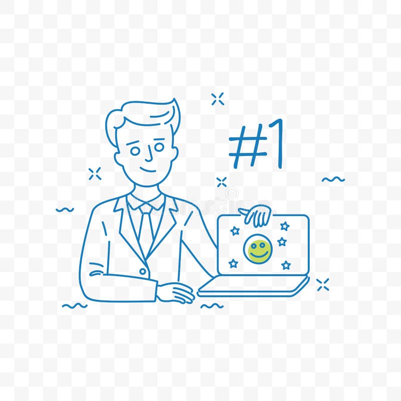 Gatunek reputaci zarządzania doodle wektorowa ikona ilustracji Gatunek reputaci zarządzania doodle wektorowa ikona ilustracji