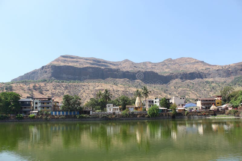 Gautam lake near the famous Trimbakeshwar shrine in Maharashtra