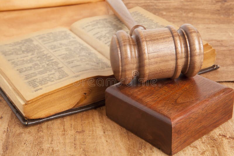 Law gavel on legal work stock photo. Image of dictionary 12009628