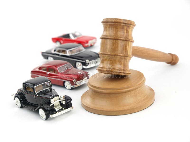 Gavel auction and cars