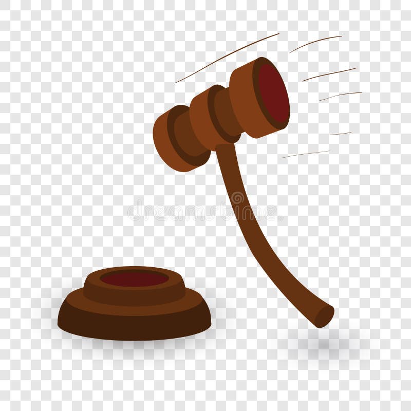 Gavel cartoon illustration stock illustration. Illustration of court