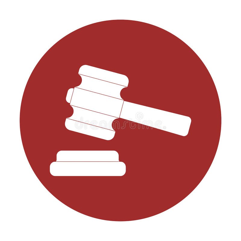 Gavel icon stock illustration. Illustration of hammer 84055390
