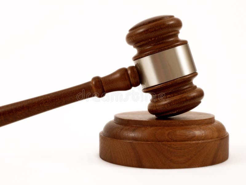 Gavel, Sounding Block royalty free stock photo
