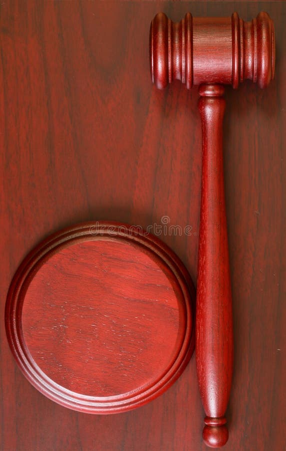 Gavel on a stand stock image. Image of court, system 61307449