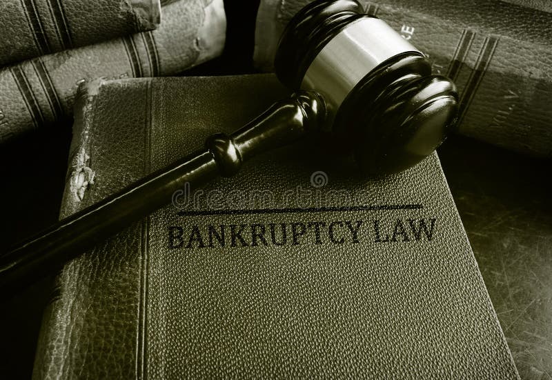 Gavel στα βιβλία νόμου πτώχευσης στοκ φωτογραφίες Gavel στα βιβλία νόμου πτώχευσης στοκ φωτογραφίες