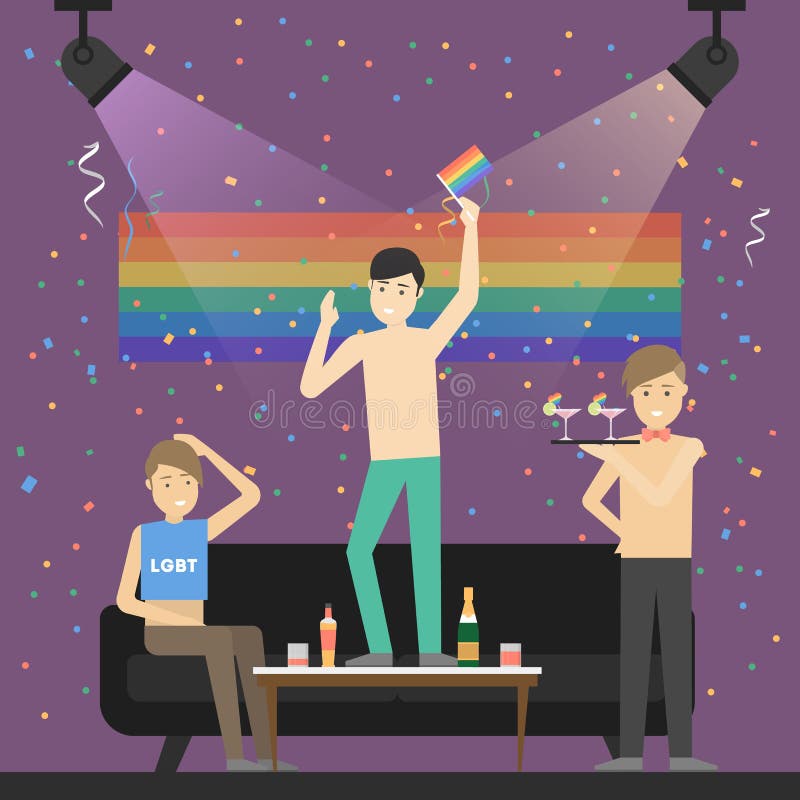 Gay club label Royalty Free Vector Image - VectorStock