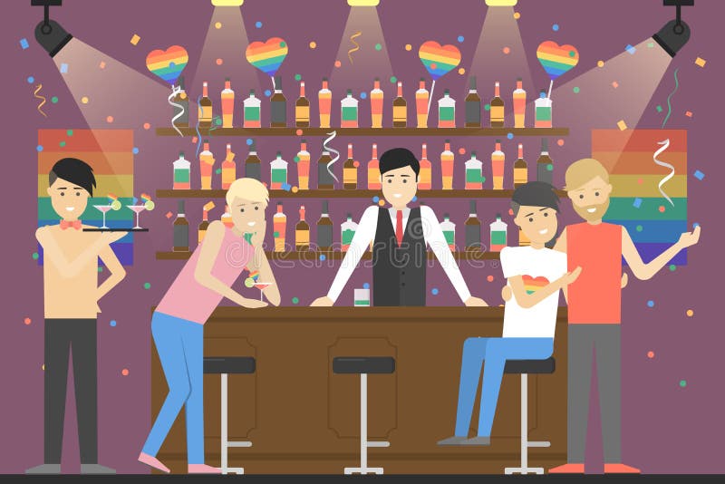 Gay club label Royalty Free Vector Image - VectorStock