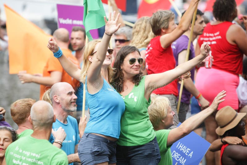 Gay Pride Canal Parade Amsterdam 2014 Editorial