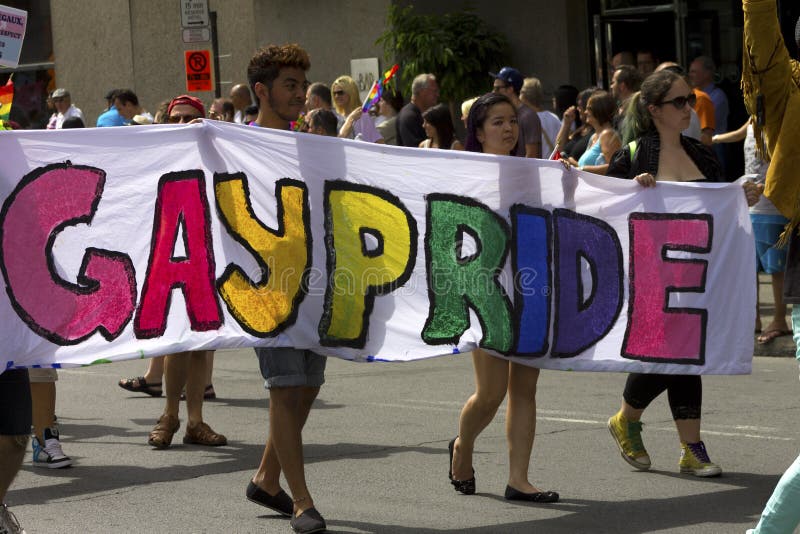 Gay pride parade Montreal