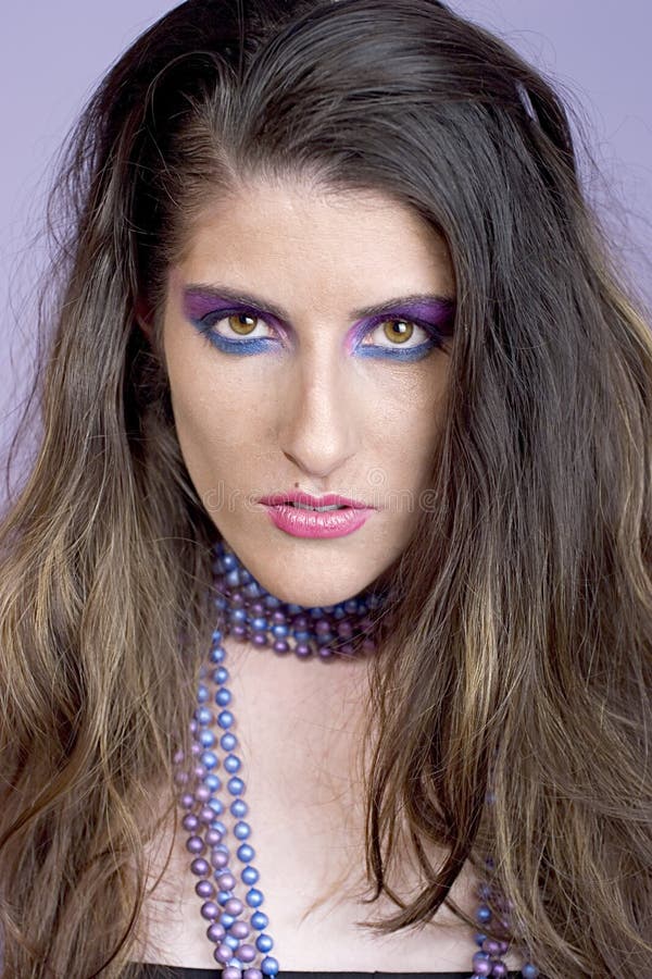 Sultry Gaze from Beautiful Woman in Corset Stock Image Image of