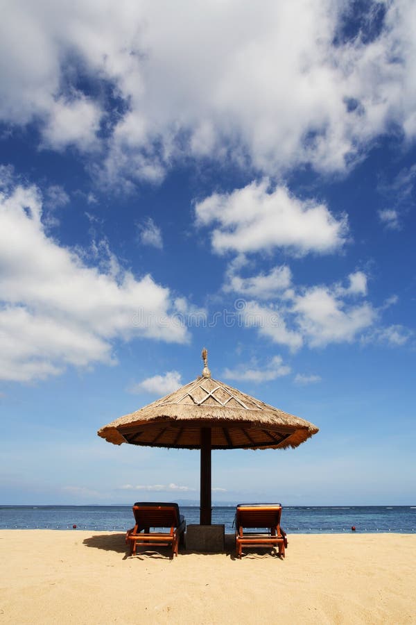 Gazebo at beautiful beach