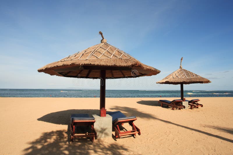 Gazebo at beautiful beach