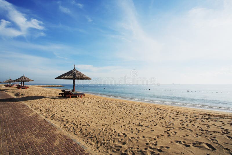 Gazebo at beautiful beach