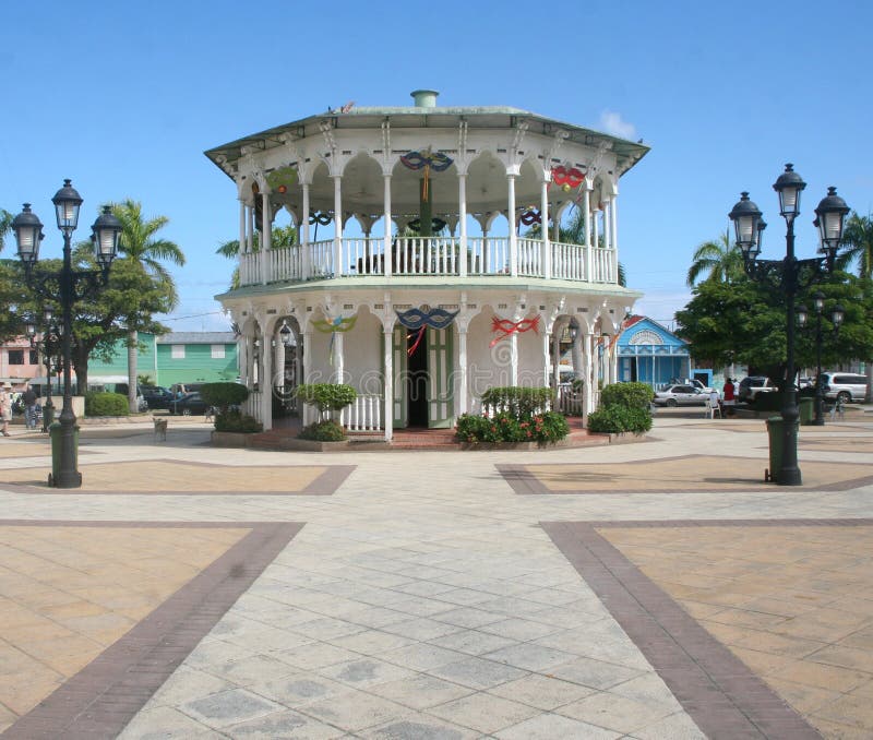 Gazebo in Puerto Plata royalty free stock photo Gazebo in Puerto Plata royalty free stock photo