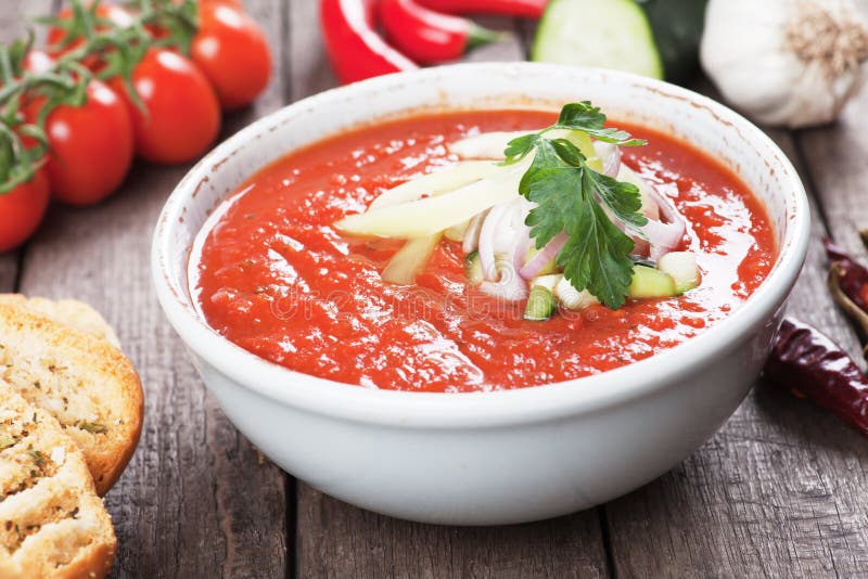 Gazpacho soup stock photo. Image of photograph, gazpacho 51854134