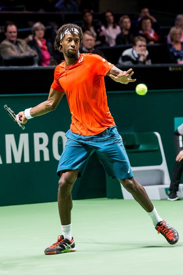 Gaël Monfils Indoor Tennis Editorial Photo Image of woensdag, amro