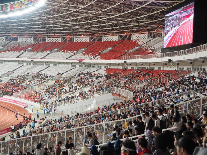 GBK Sports Complex in Senayan. Editorial Stock Photo - Image of event