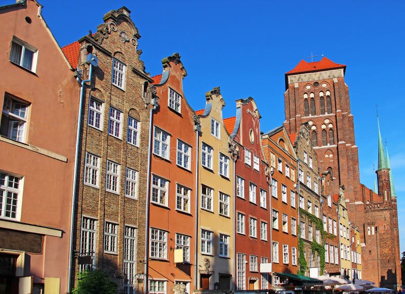 Gdansk-alte Stadt, Polen lizenzfreie stockfotografie Gdansk-alte Stadt, Polen lizenzfreie stockfotografie
