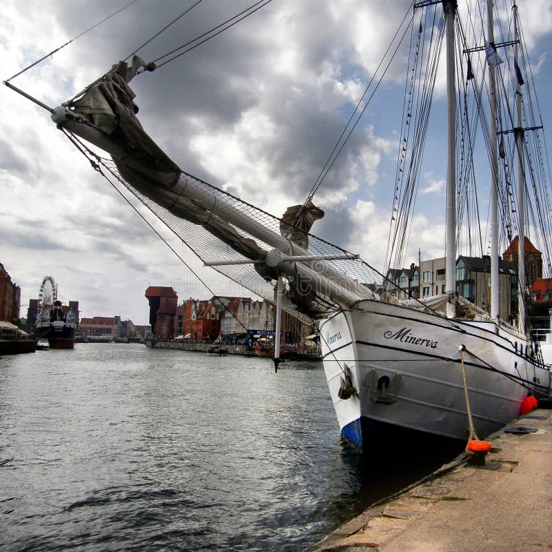 Gdansk embankment stock image. Image of enbankment, gdansk 79349741