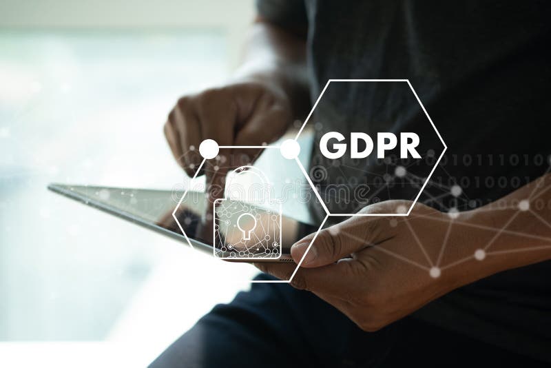 GDPR. Data Protection Regulation IT technologist Data Security s royalty free stock photos GDPR. Data Protection Regulation IT technologist Data Security s royalty free stock photos