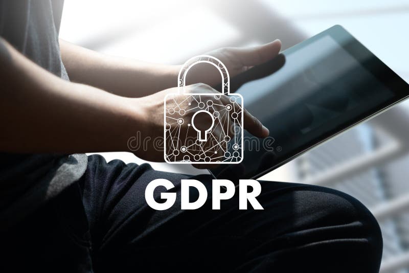 GDPR. Data Protection Regulation IT technologist Data Security s royalty free stock photo GDPR. Data Protection Regulation IT technologist Data Security s royalty free stock photo