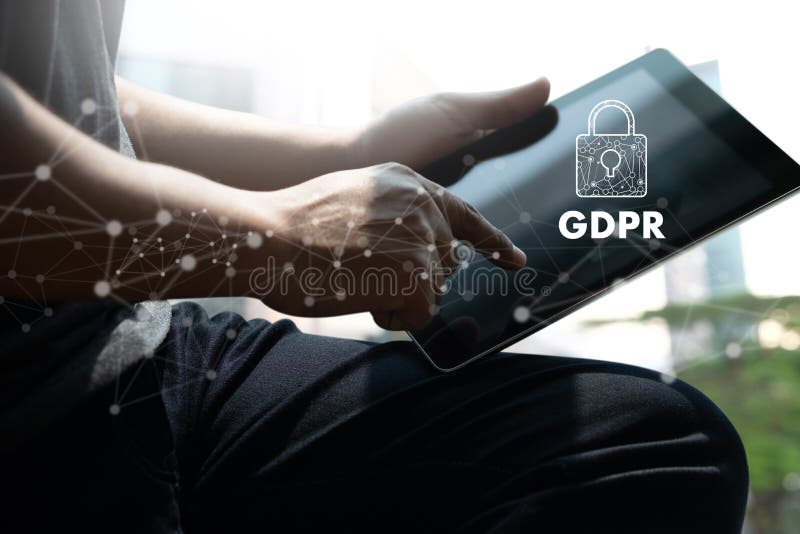 GDPR. Data Protection Regulation IT technologist Data Security s stock images GDPR. Data Protection Regulation IT technologist Data Security s stock images