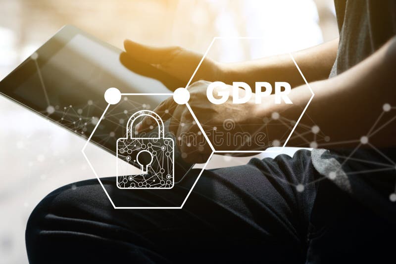 GDPR. Data Protection Regulation IT technologist Data Security s royalty free stock photo GDPR. Data Protection Regulation IT technologist Data Security s royalty free stock photo