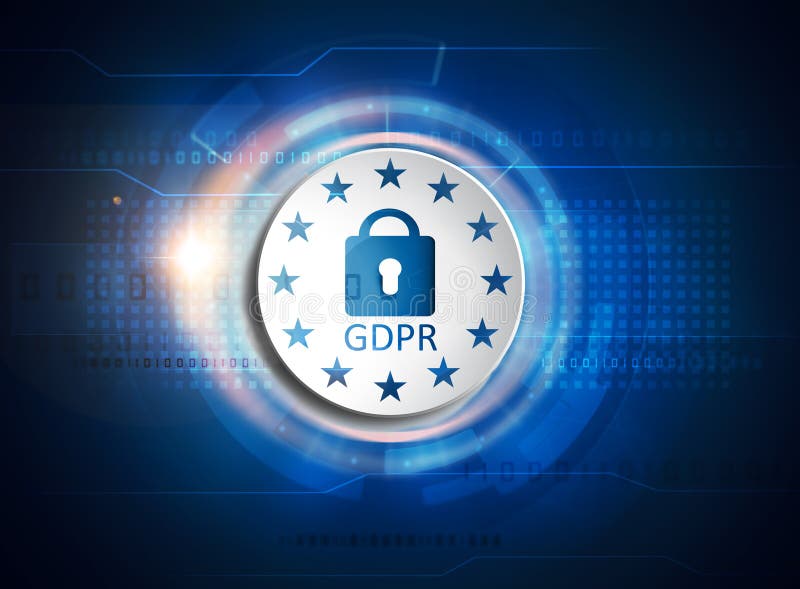 GDPR general data protection regulation royalty free illustration GDPR general data protection regulation royalty free illustration