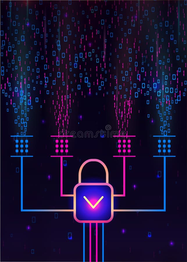 GDPR - Schutzregelung und -verschluß General-Daten auf Hintergrund des Matrixcodes lizenzfreie abbildung GDPR - Schutzregelung und -verschluß General-Daten auf Hintergrund des Matrixcodes lizenzfreie abbildung