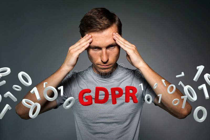 GDPR概念图象 一般数据保护章程,个人数据的保护在欧盟的 年轻人. GDPR,概念图象 一般数据保护章程,个人数据的保护在欧盟的 年轻人与信息一起使用