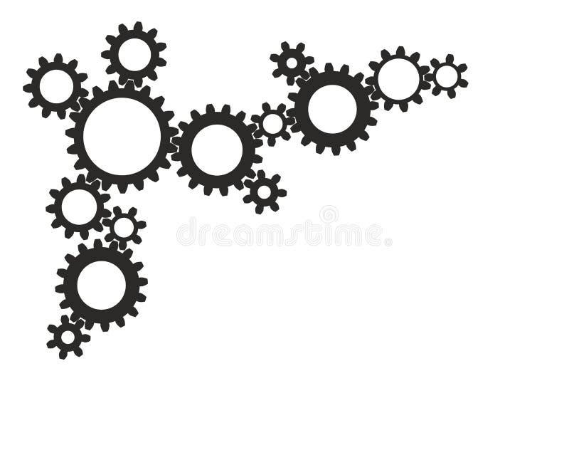 Gear stock illustration. Illustration of background, rack 51523294
