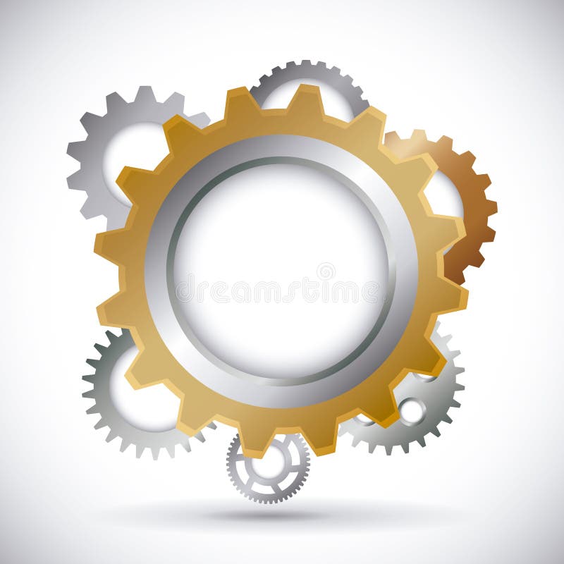 Gear design stock vector. Illustration of progress, industry - 46978339