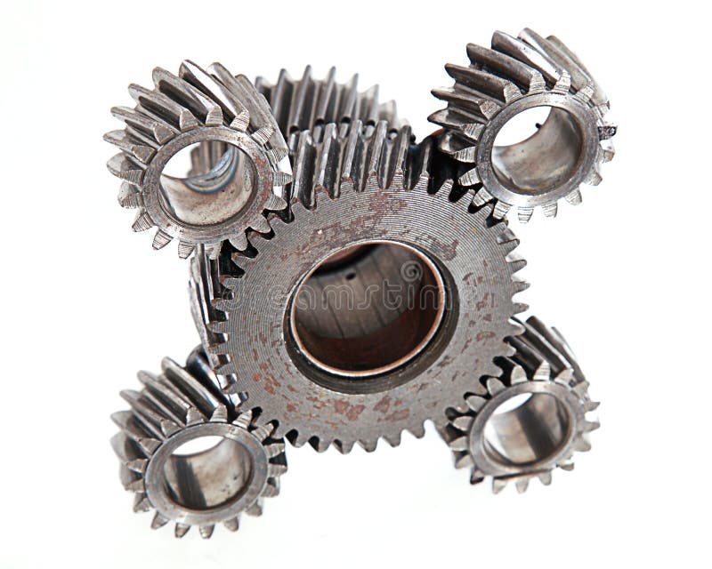 Gear head stock photo. Image of industry, machinery, silver 8792902
