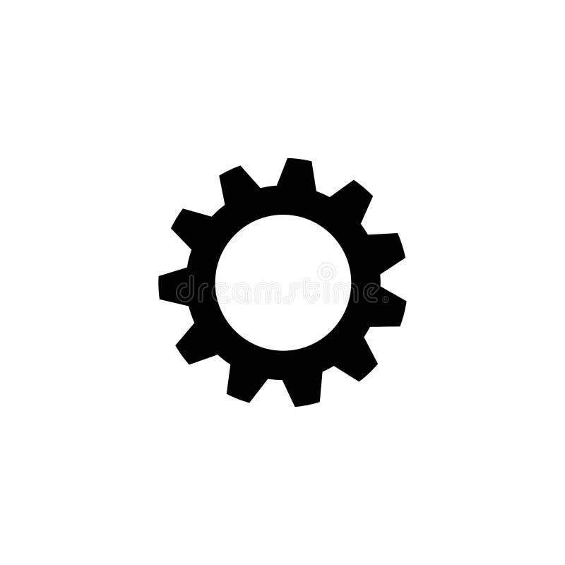 Gear icon logo vector icon stock vector. Illustration of logo 168506407