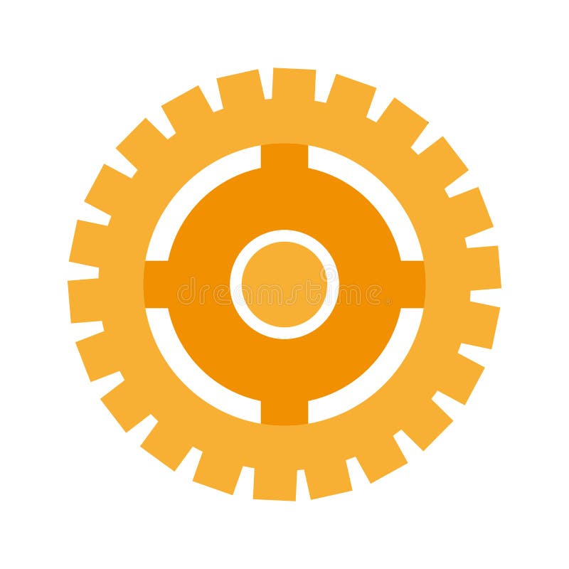Gear machinery piece royalty free illustration Gear machinery piece royalty free illustration
