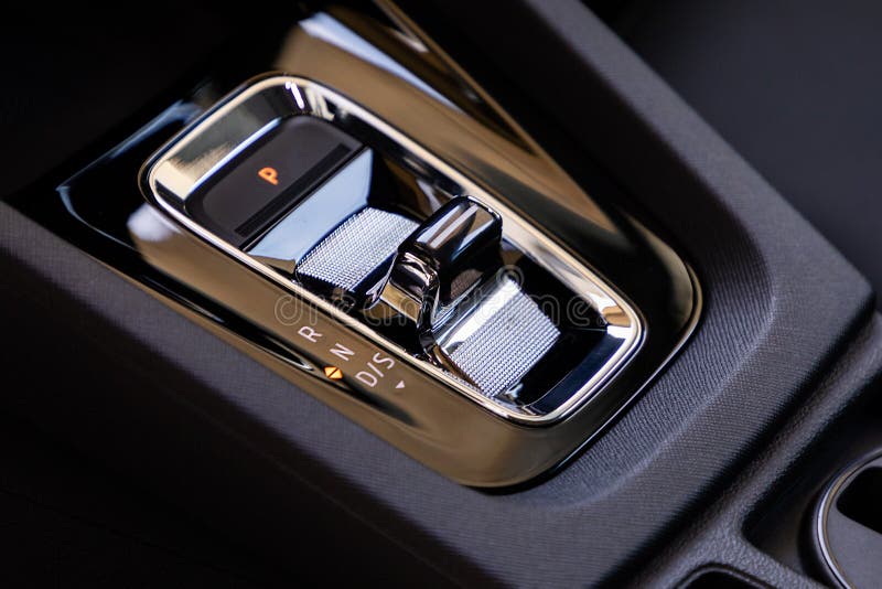 Gear shift in a car stock image. Image of close, transmission 192672225