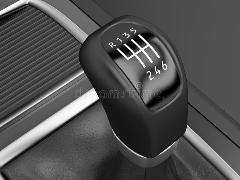 Car gear stick stock illustration. Illustration of shifter 28053760