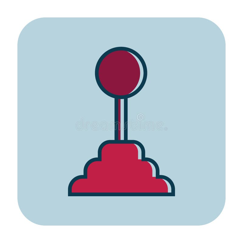 Gear Stick. Vector Illustration Decorative Design Stock Vector