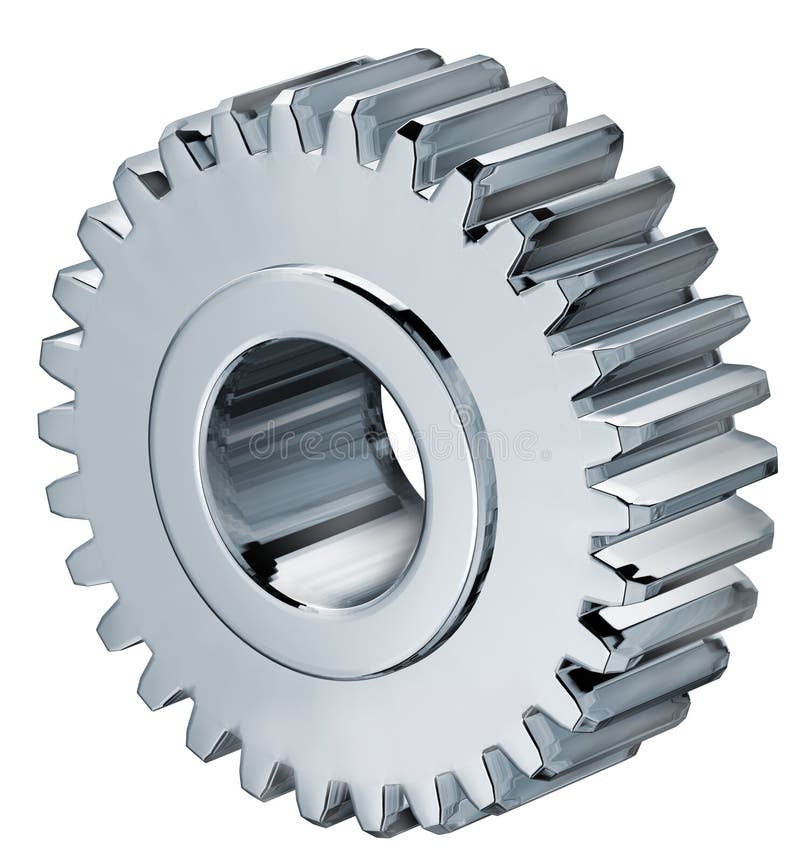 Gear turning stock illustration. Illustration of gear 14070201