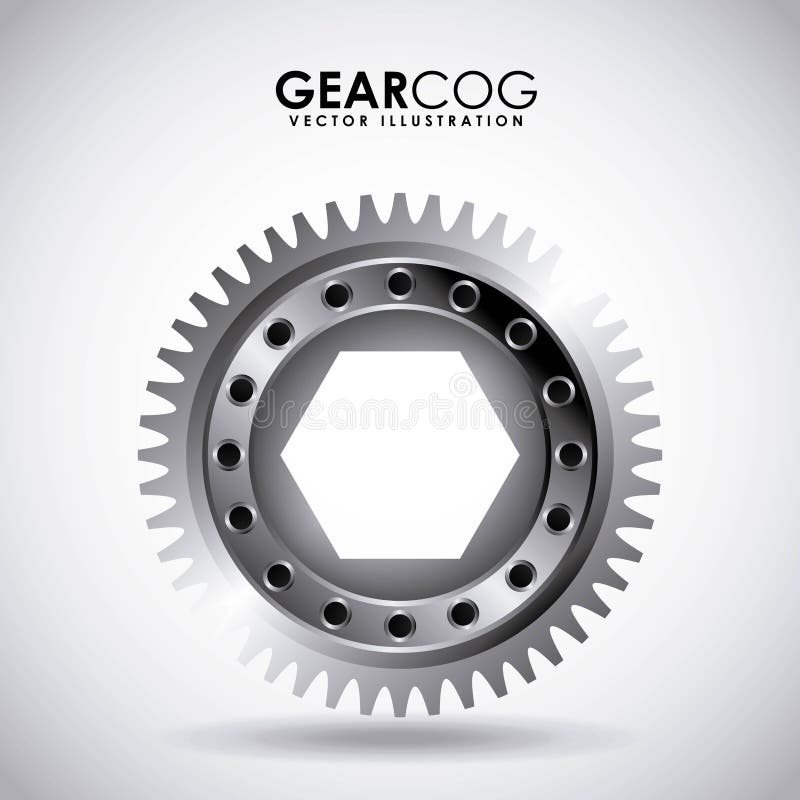 Gear wheel design stock illustration. Illustration of wheel 64976174
